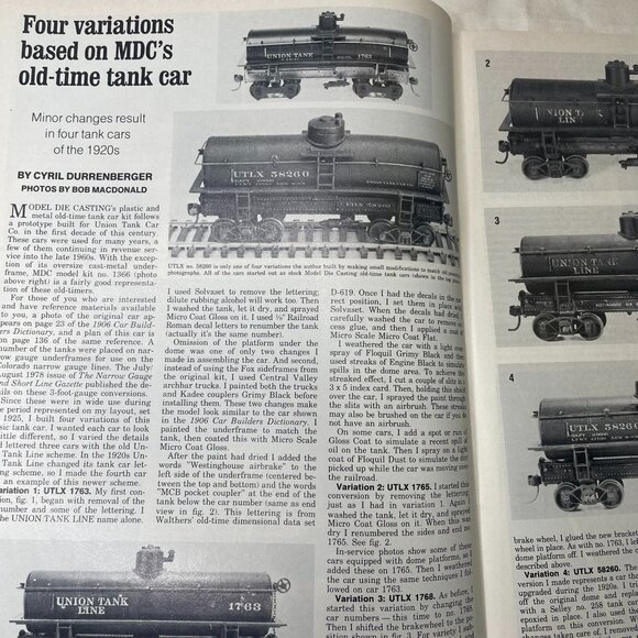 Model Railroader Magazine Back Issue u March 1984 Vol 51 No 3 Golden Hill Centra - Picture 11 of 11